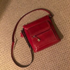 Giani Bernini Nappa Red Leather Body bag  purse